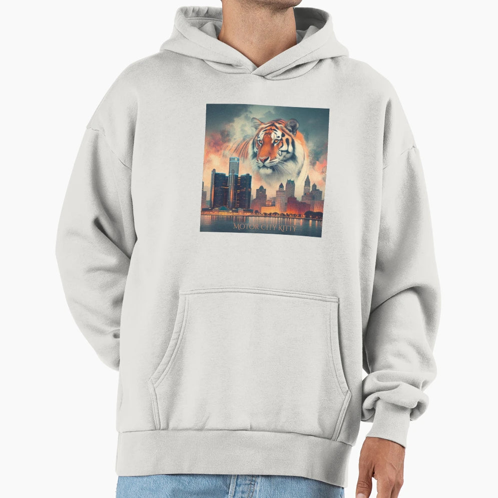 Motor City Kitty Ii Hoodie - Unique Graphic for Adults - T-Shirt, Sweatshirt, Hoodie