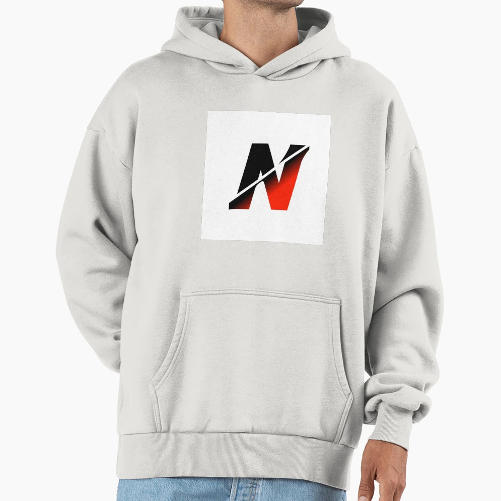 English Alphabet Letter N Creative Hoodie - Unique Graphic Men Women - T-Shirt, Sweatshirt, Hoodie