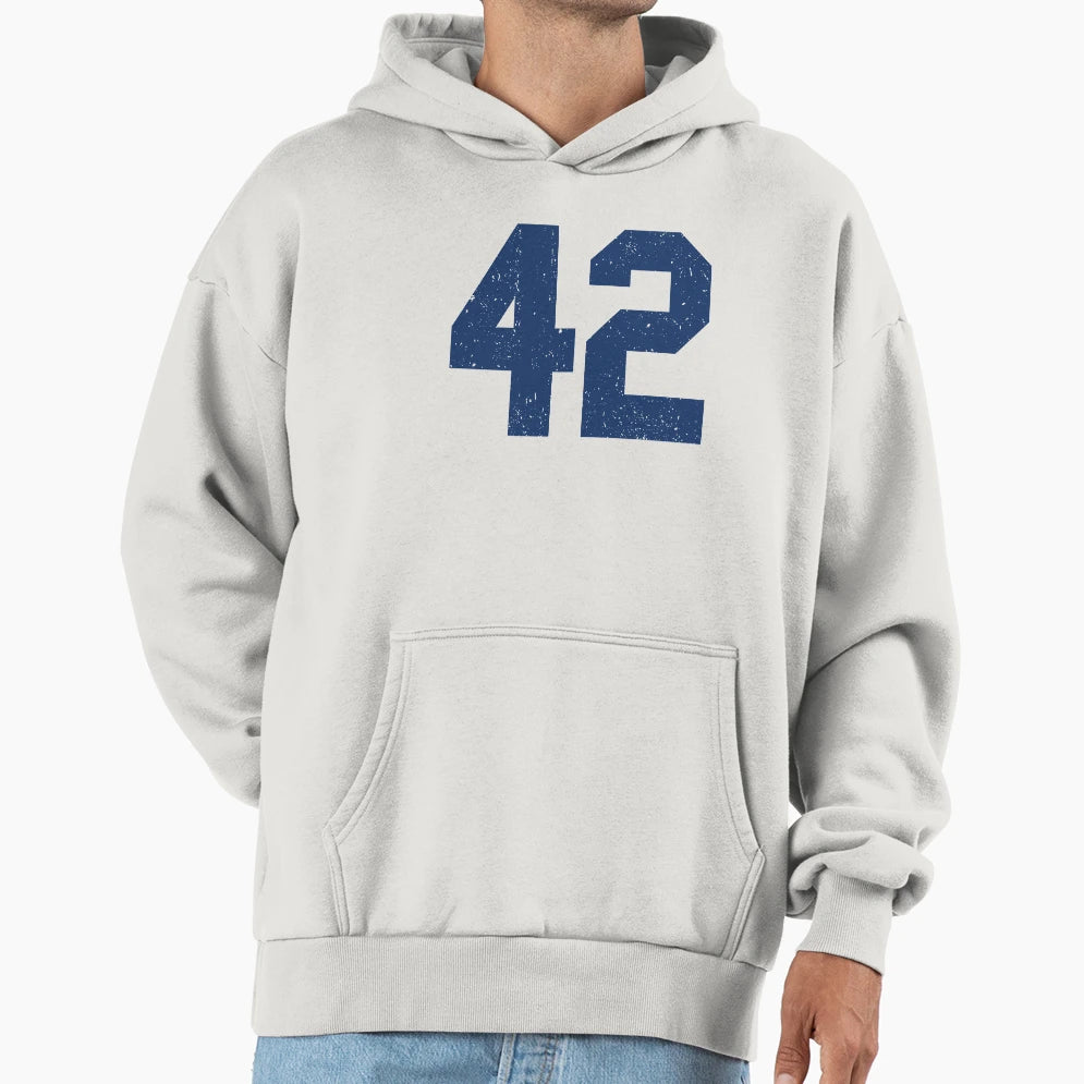 42 Jackie Robinson Hoodie - Unique Graphic for Adults - T-Shirt, Sweatshirt, Hoodie