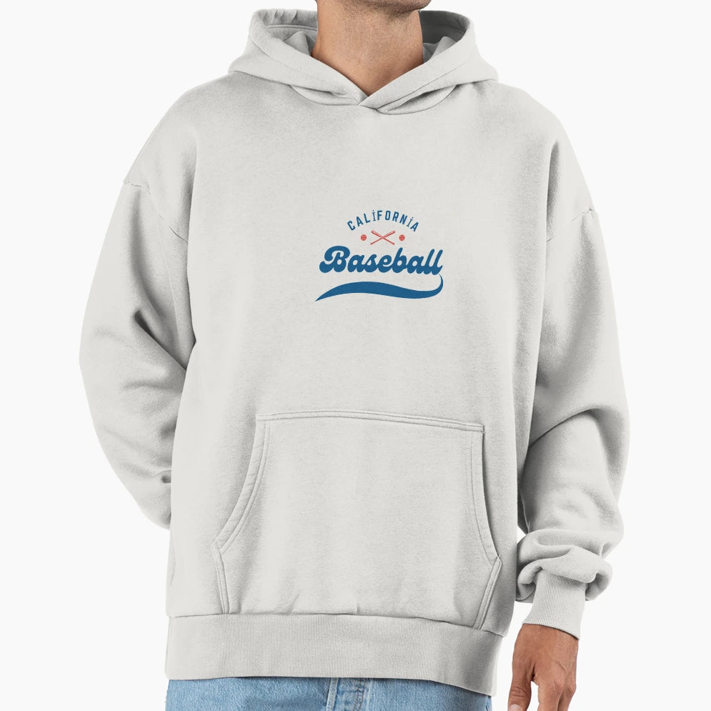 California Baseball Hoodie - Fun Novelty Design Men Women - T-Shirt, Sweatshirt, Hoodie