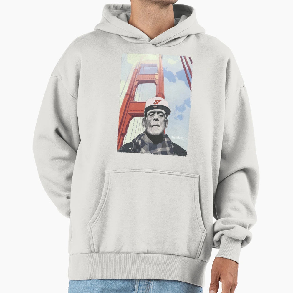 Goldengate Frankies Selfie Hoodie - Fun Novelty Design for Adults - T-Shirt, Sweatshirt, Hoodie