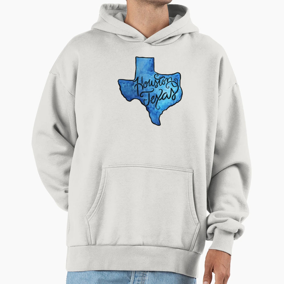 Houston Texas Hoodie - Graphic Print Men Women - T-Shirt, Sweatshirt, Hoodie