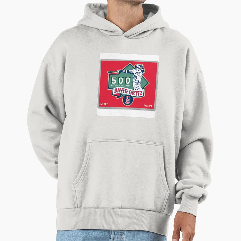 David Ortiz 500 Hoodie - Casual Everyday Wear for Adults - T-Shirt, Sweatshirt, Hoodie
