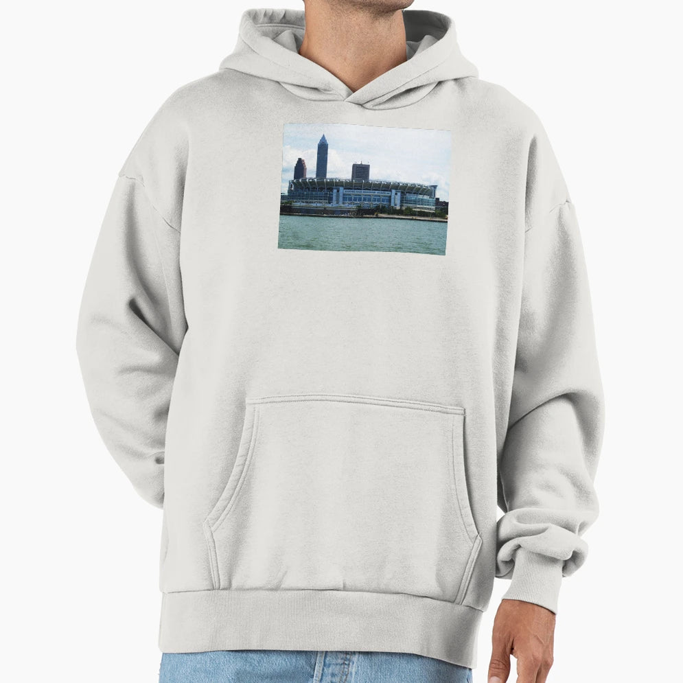 Cleveland Ohio Lake Erie Hoodie - Graphic Print Men Women - T-Shirt, Sweatshirt, Hoodie