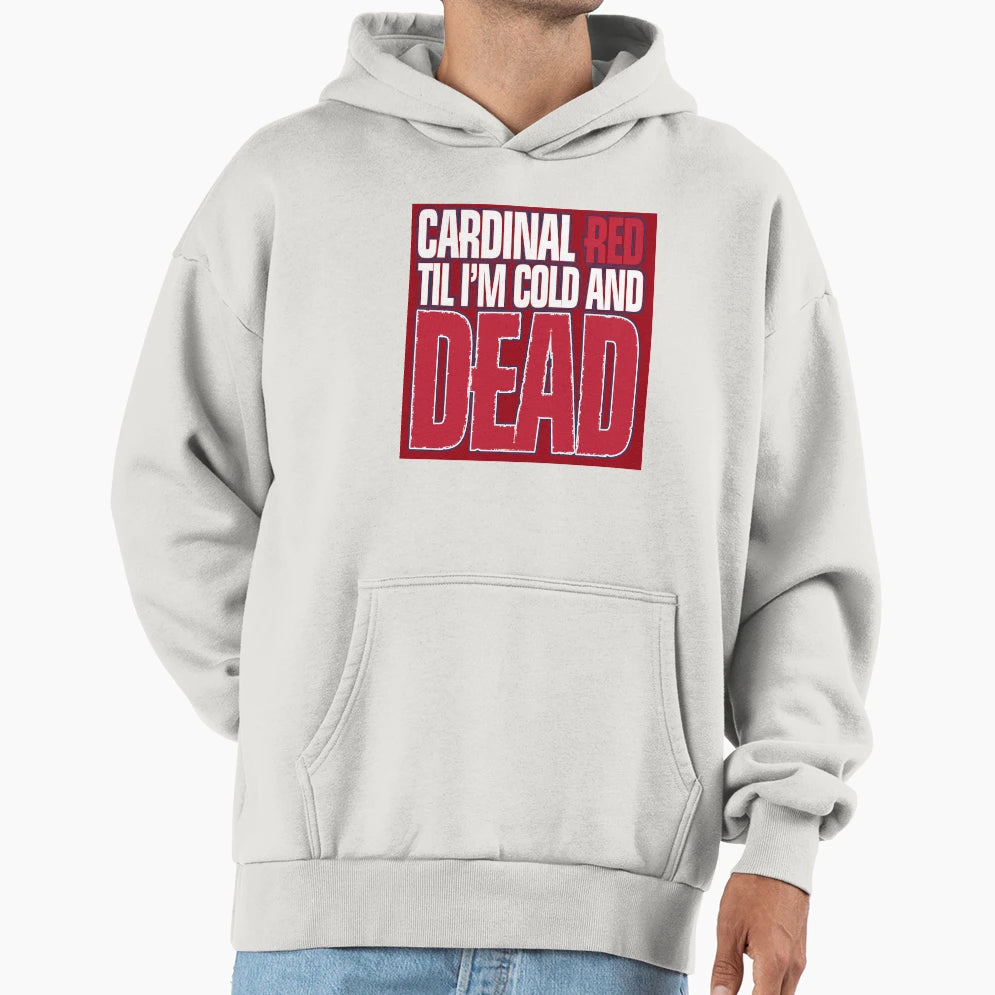 Cardinal Red Baseball Hoodie - Streetwear Style Men Women - T-Shirt, Sweatshirt, Hoodie