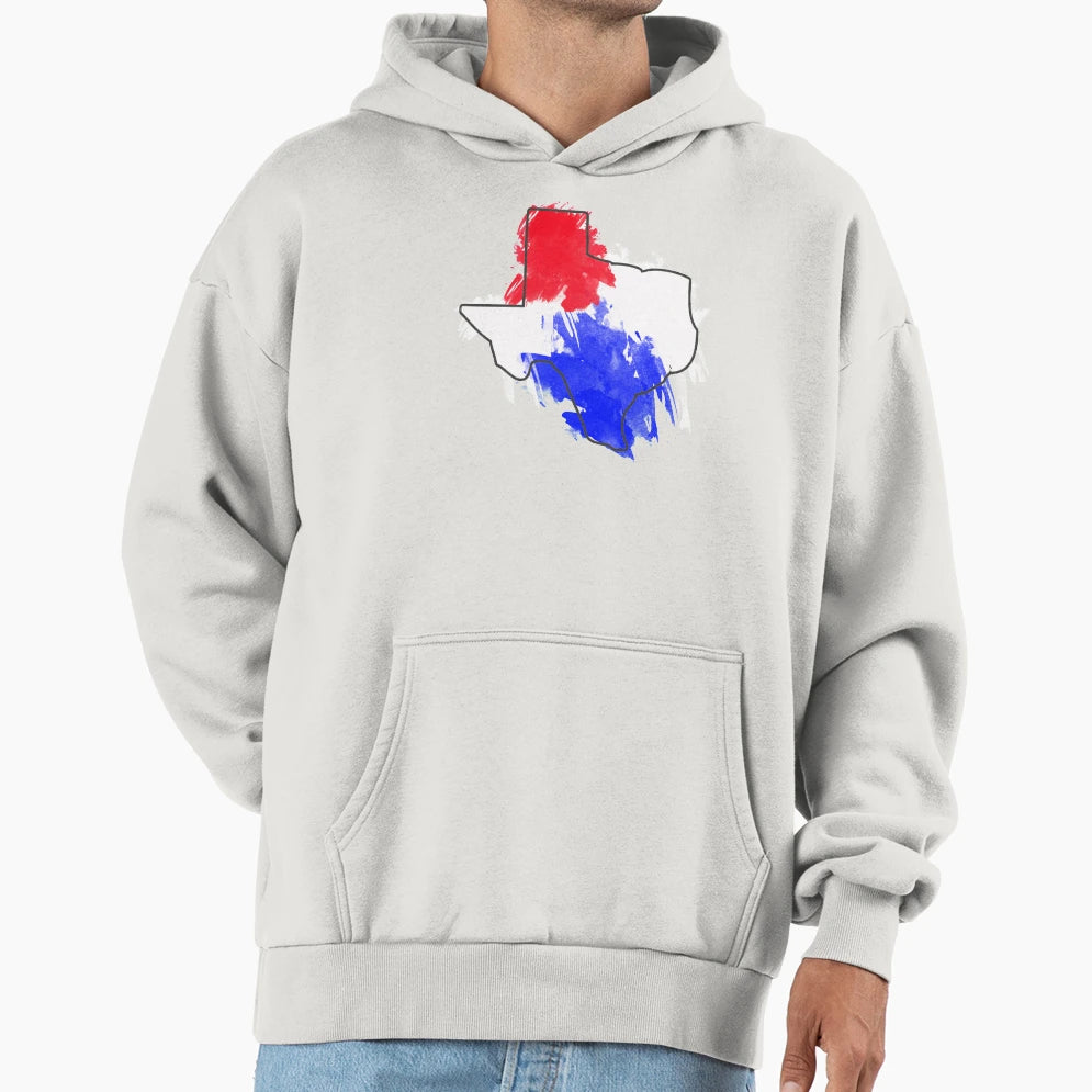 Painting Texas Hoodie - Casual Everyday Wear Unisex - T-Shirt, Sweatshirt, Hoodie