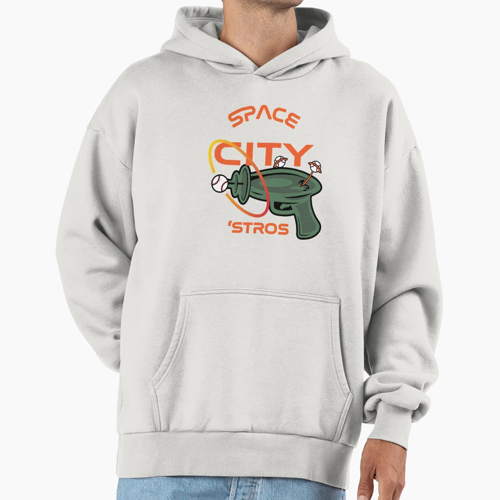 Space City Stros Houston Texas Hoodie - Unique Graphic Unisex - T-Shirt, Sweatshirt, Hoodie