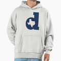 Lowercase D Blue Hoodie - Fun Novelty Design Men Women - T-Shirt, Sweatshirt, Hoodie