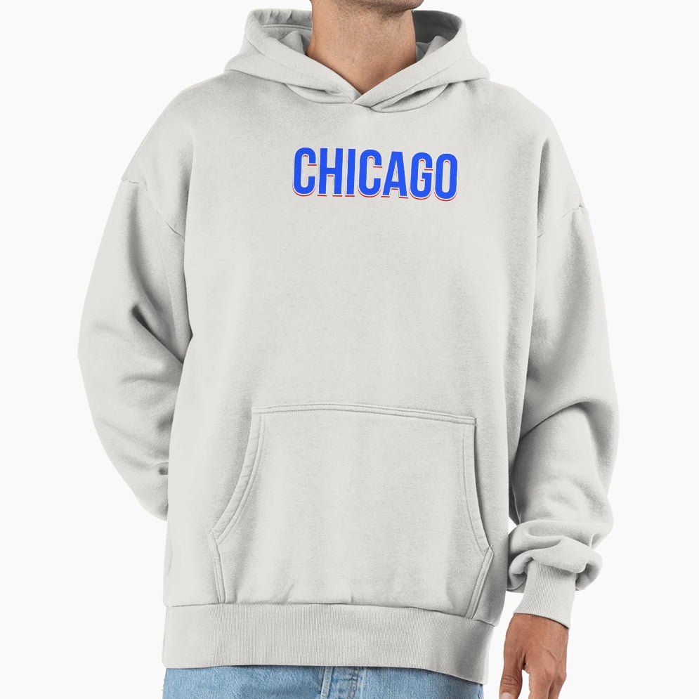 Chicago Blue Black And Grey Outfit Hoodie - Fun Novelty Design Unisex - T-Shirt, Sweatshirt, Hoodie