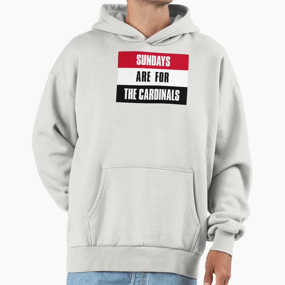 Sundays Are Cardinals St Louis Hoodie - Casual Everyday Wear Men Women - T-Shirt, Sweatshirt, Hoodie
