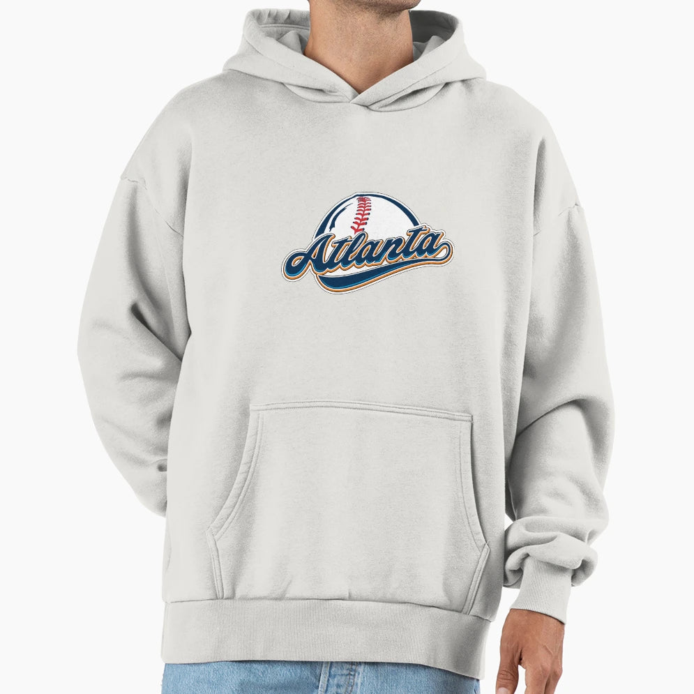 Atlanta Baseball Hoodie - Casual Everyday Wear for Adults - T-Shirt, Sweatshirt, Hoodie