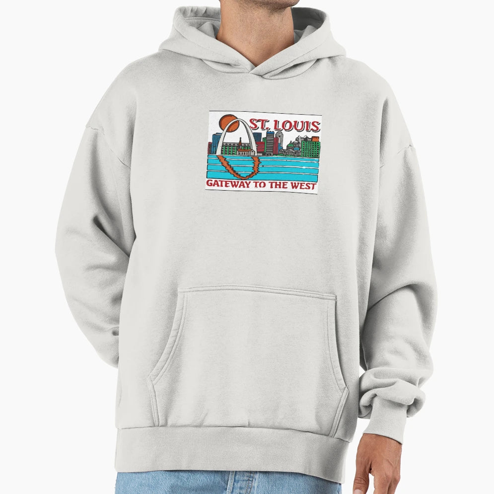 Copy St Louis Missouri Hoodie - Streetwear Style Men Women - T-Shirt, Sweatshirt, Hoodie