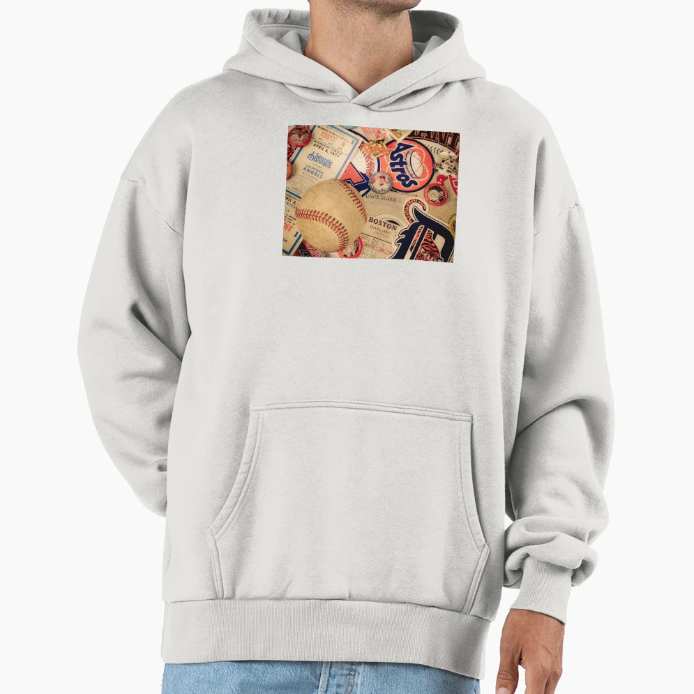 National Pastime Hoodie - Casual Everyday Wear Men Women - T-Shirt, Sweatshirt, Hoodie