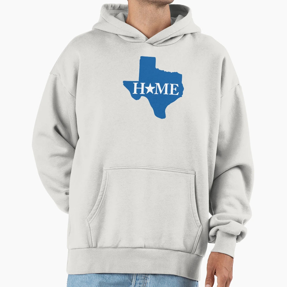 Texas Is Home Hoodie - Trendy Graphic Unisex - T-Shirt, Sweatshirt, Hoodie
