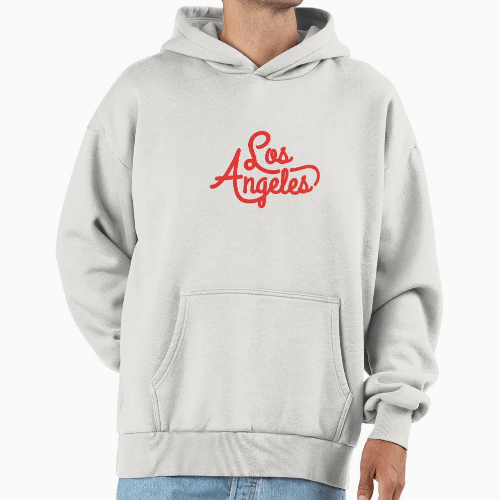 Los Angeles Typography Hoodie - Novelty Apparel Unisex - T-Shirt, Sweatshirt, Hoodie