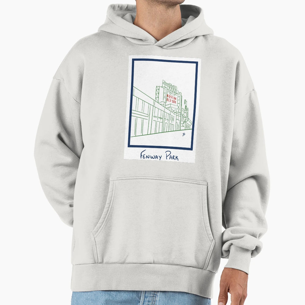 Fenway Park Hoodie - Custom Art Print Unisex - T-Shirt, Sweatshirt, Hoodie