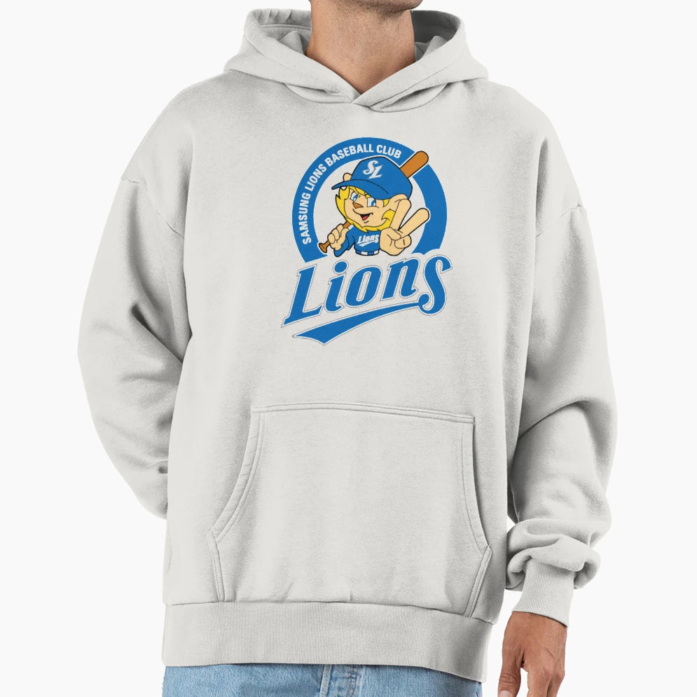 Baseball Kbo Daegu Samsung Lions Hoodie - Custom Art Print for Adults - T-Shirt, Sweatshirt, Hoodie