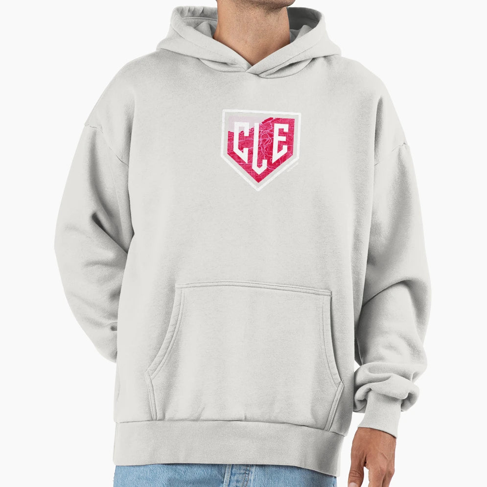 Cleveland Baseball Home Plate Hoodie - Casual Everyday Wear for Adults - T-Shirt, Sweatshirt, Hoodie