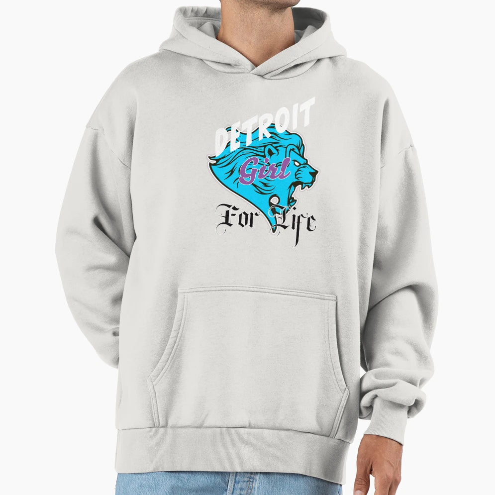 Detroit Life Hoodie - Novelty Apparel for Adults - T-Shirt, Sweatshirt, Hoodie