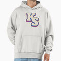 Ks Varsity Letter Collegiate Monogram Hoodie - Custom Art Print Unisex - T-Shirt, Sweatshirt, Hoodie