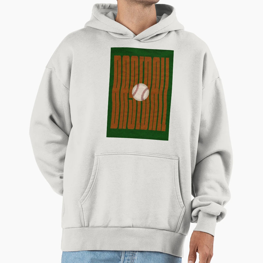 Baseball Ball Hoodie - Casual Everyday Wear for Adults - T-Shirt, Sweatshirt, Hoodie