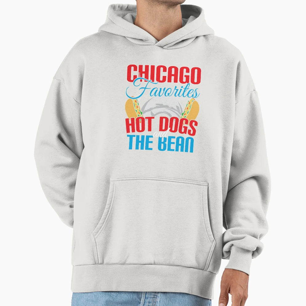 Funny Chicago Souvenir Chicago Hoodie - Casual Everyday Wear Unisex - T-Shirt, Sweatshirt, Hoodie