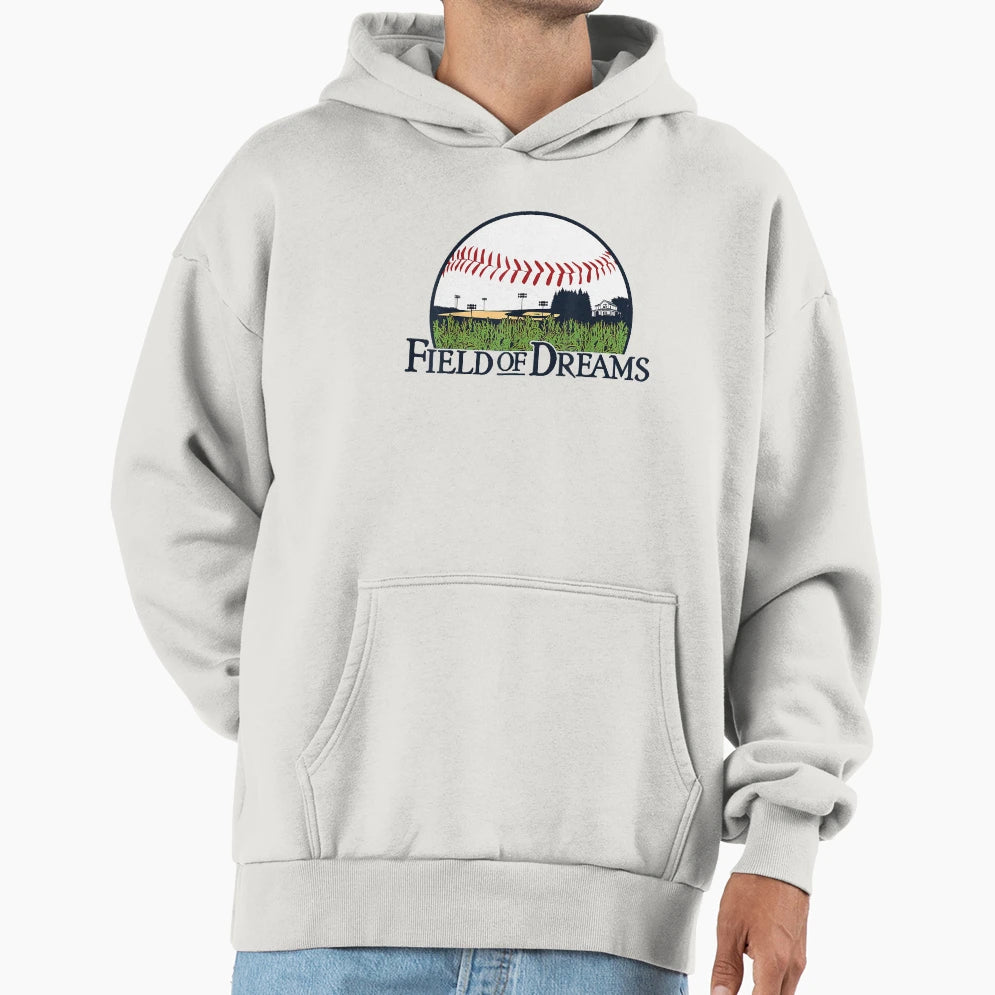 Gifts Field Baseball Dreams Hoodie - Fun Novelty Design for Adults - T-Shirt, Sweatshirt, Hoodie
