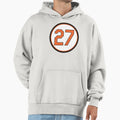 Delmon Young 27 Jersey Number Hoodie - Streetwear Style Unisex - T-Shirt, Sweatshirt, Hoodie
