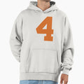Number 4 Orange Six Sports Number 4 Hoodie - Streetwear Style Men Women - T-Shirt, Sweatshirt, Hoodie