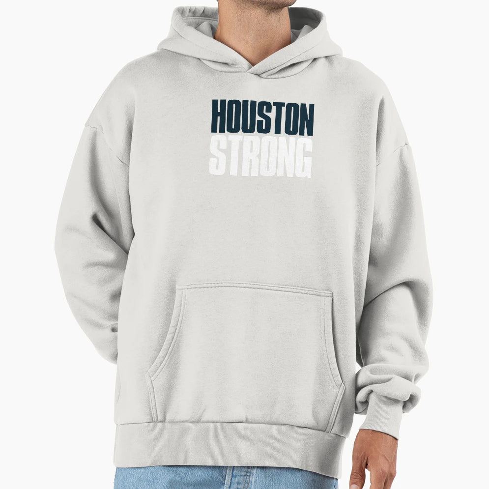 Houston Strong Sports Fan Hoodie - Custom Art Print Men Women - T-Shirt, Sweatshirt, Hoodie
