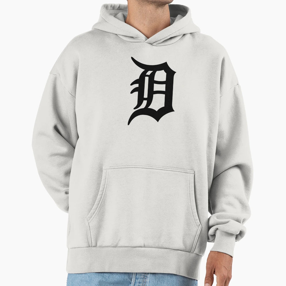 Detroit D Hoodie - Fun Novelty Design Men Women - T-Shirt, Sweatshirt, Hoodie