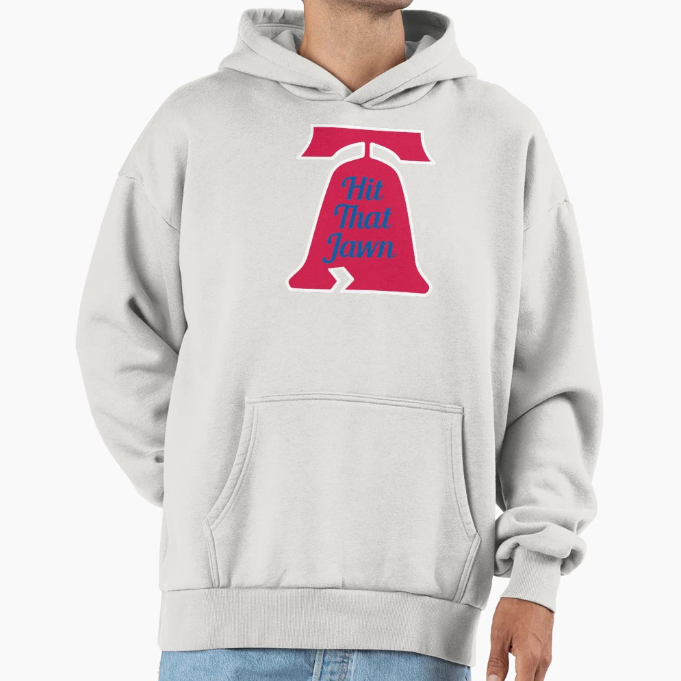 Hit That Jawn Philadelphia Baseball Hoodie - Streetwear Style Men Women - T-Shirt, Sweatshirt, Hoodie