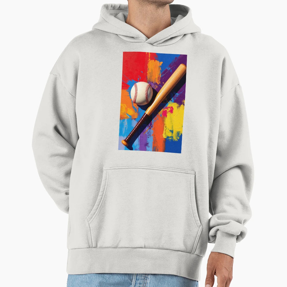 Art Baseball Hoodie - Streetwear Style Men Women - T-Shirt, Sweatshirt, Hoodie