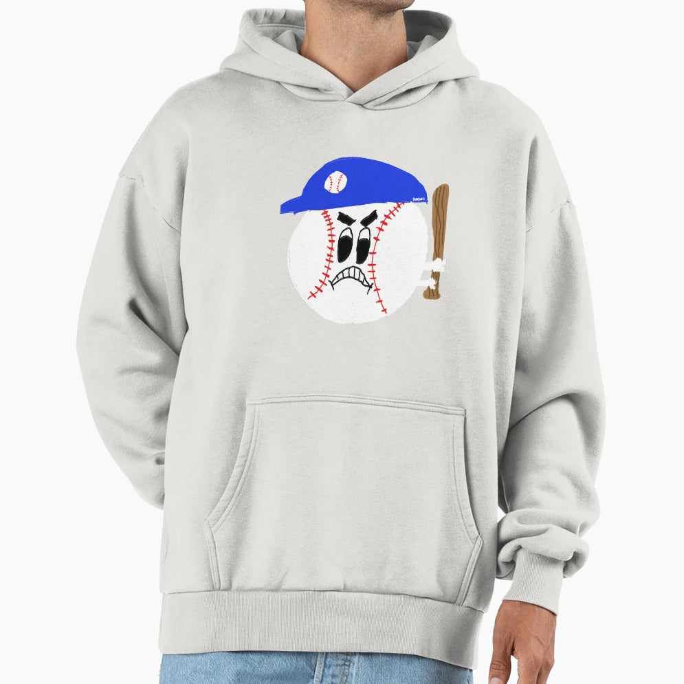 Baseball Playing Baseball Hoodie - Novelty Apparel for Adults - T-Shirt, Sweatshirt, Hoodie