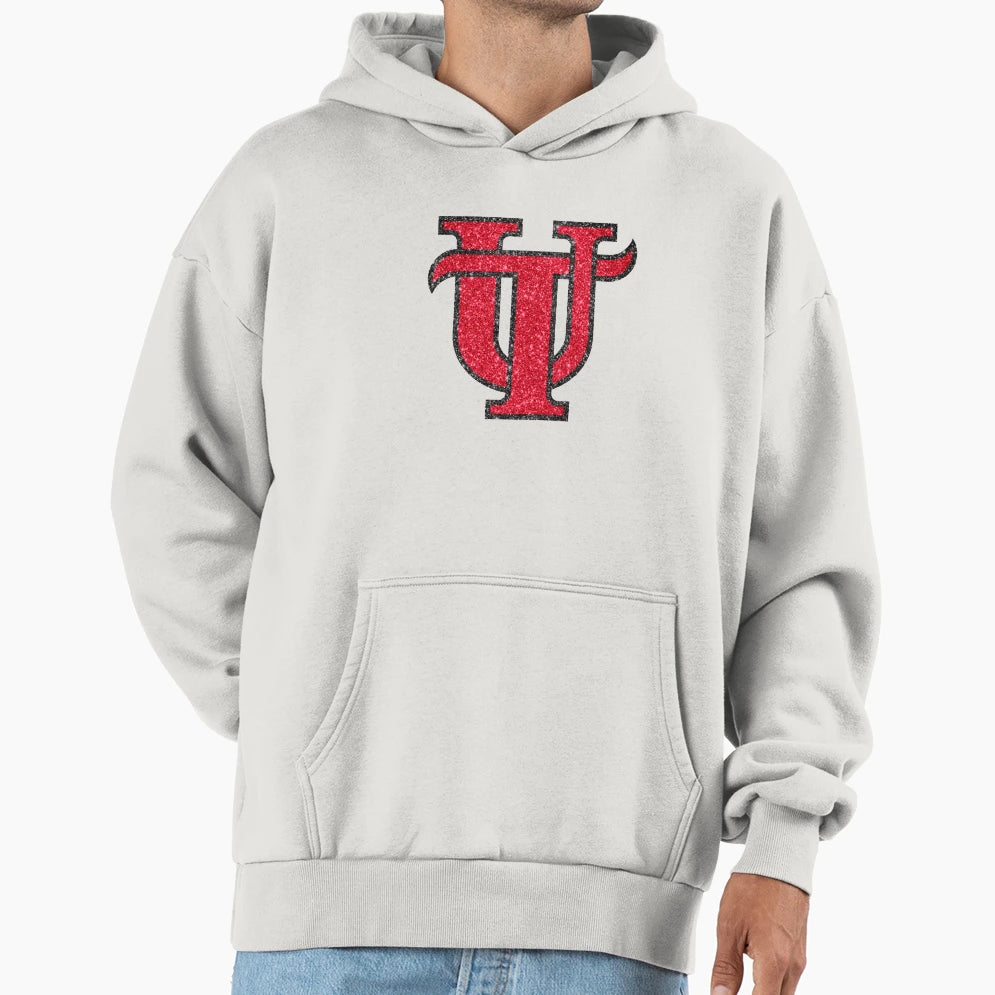 Utampa Glitter Logo Hoodie - Streetwear Style Men Women - T-Shirt, Sweatshirt, Hoodie
