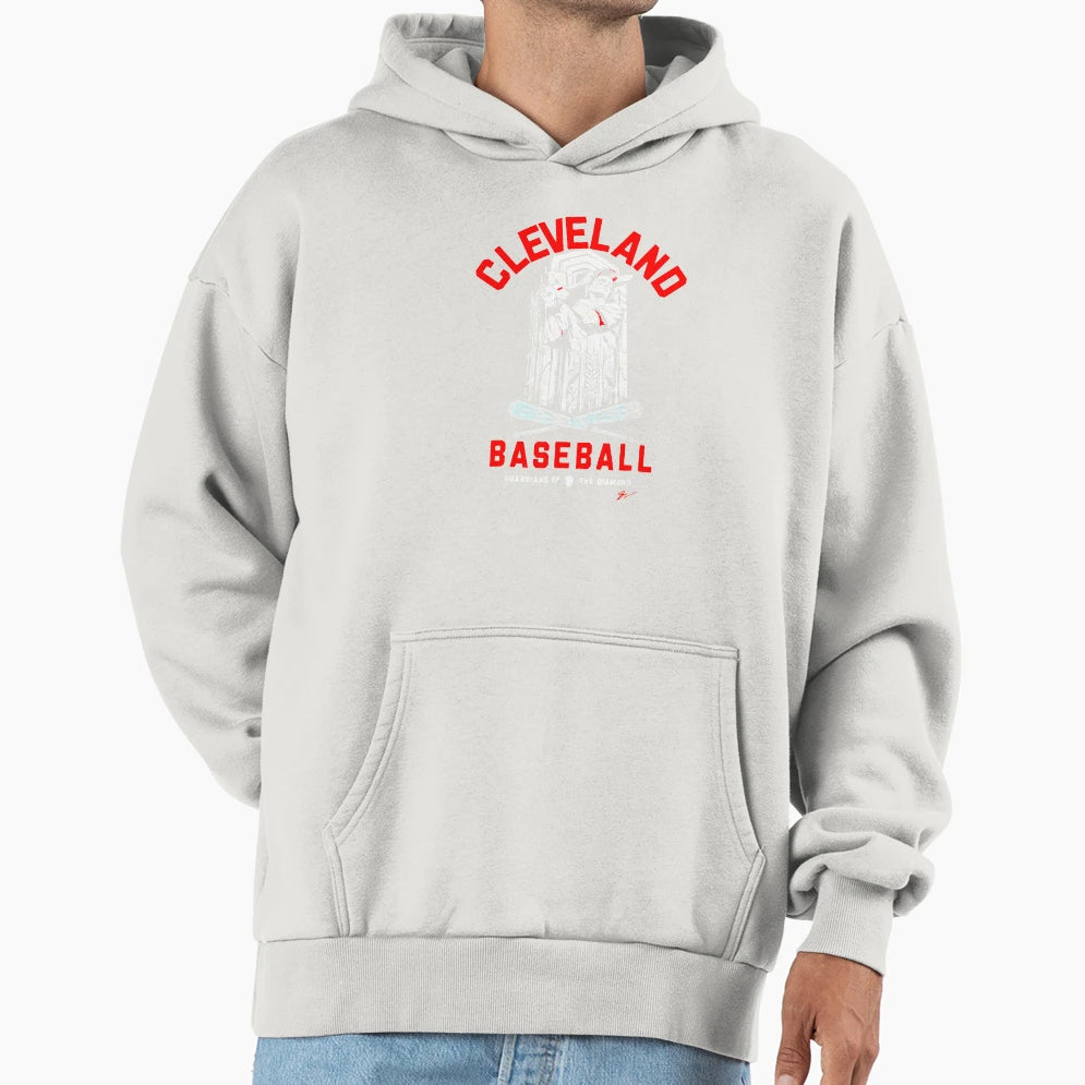 Cleveland Baseball Guardian Fan Hoodie - Unique Graphic Men Women - T-Shirt, Sweatshirt, Hoodie