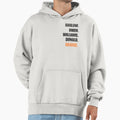 Orange Pop Bold Name Statement Take Hoodie - Aesthetic Graphic for Adults - T-Shirt, Sweatshirt, Hoodie