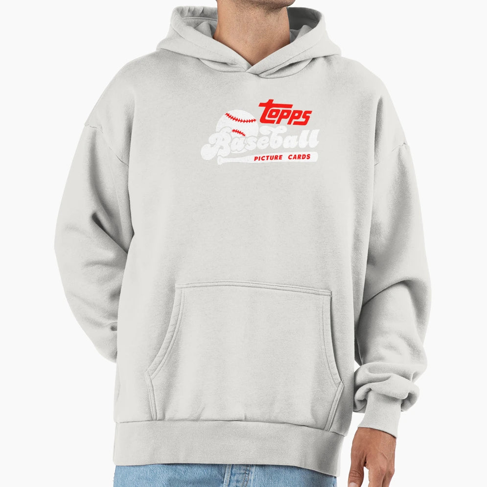 Baseball Topps Picture Cards Hoodie - Trendy Graphic for Adults - T-Shirt, Sweatshirt, Hoodie