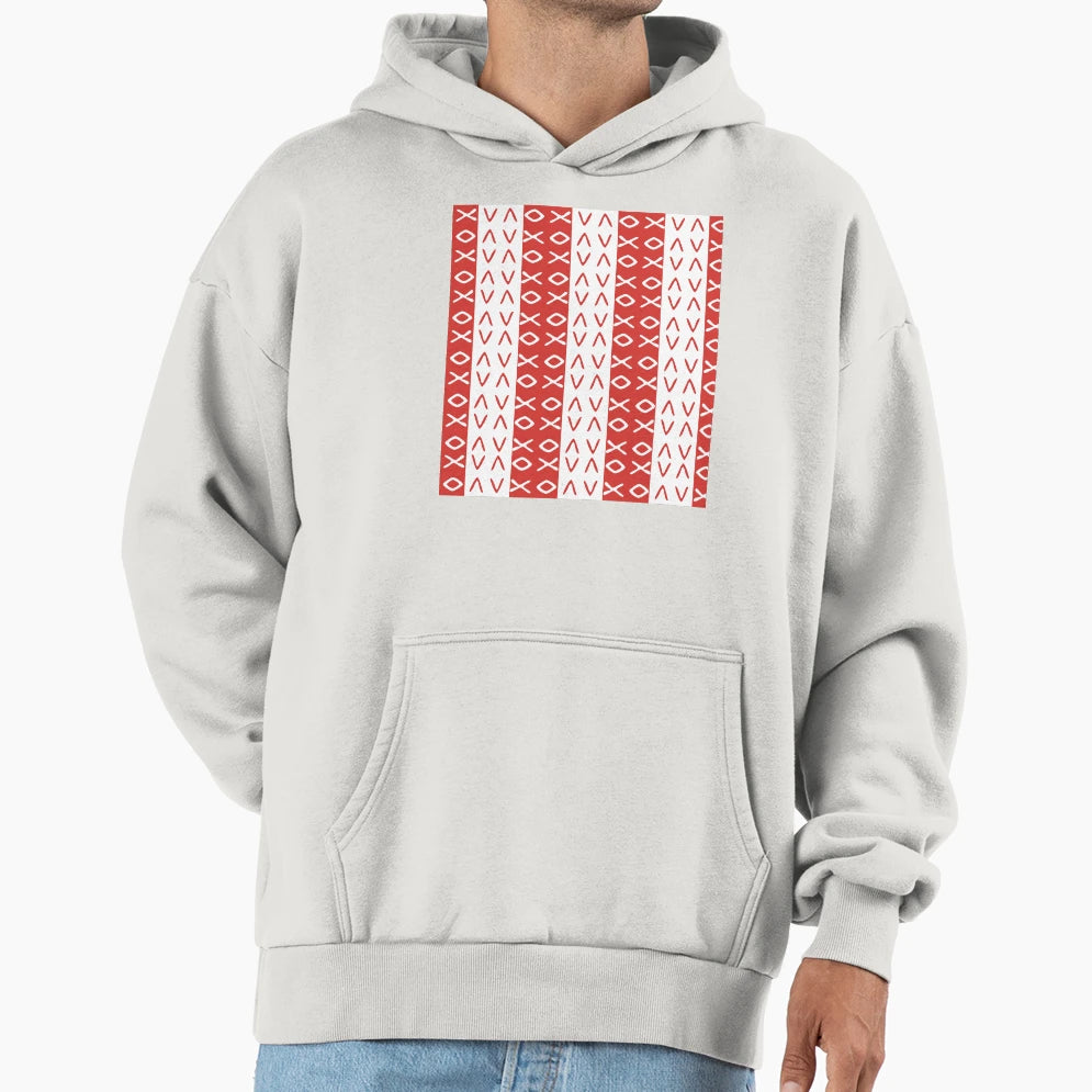Bogolan Inspired Hoodie - Casual Everyday Wear Unisex - T-Shirt, Sweatshirt, Hoodie