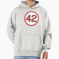 Mo Vaughn 42 Jersey Number Hoodie - Fun Novelty Design Men Women - T-Shirt, Sweatshirt, Hoodie