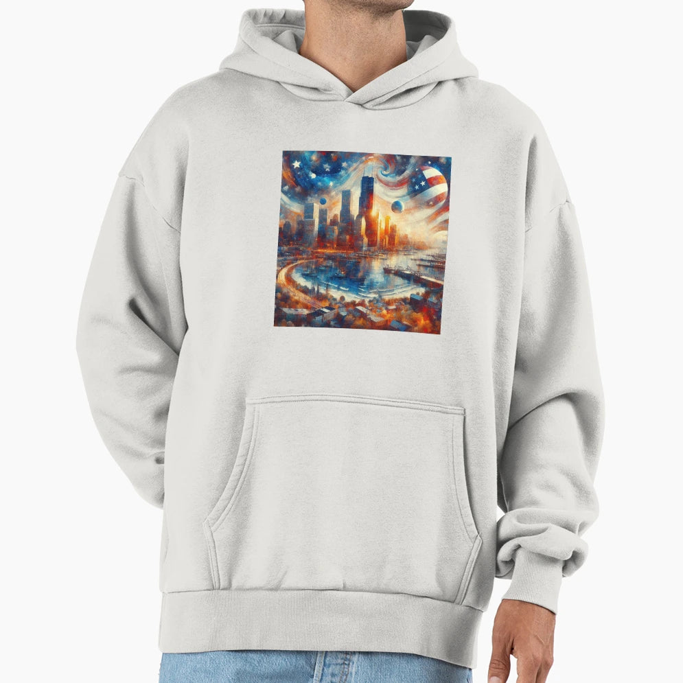 Digital Art Culture Fusion Hoodie - Novelty Apparel Men Women - T-Shirt, Sweatshirt, Hoodie