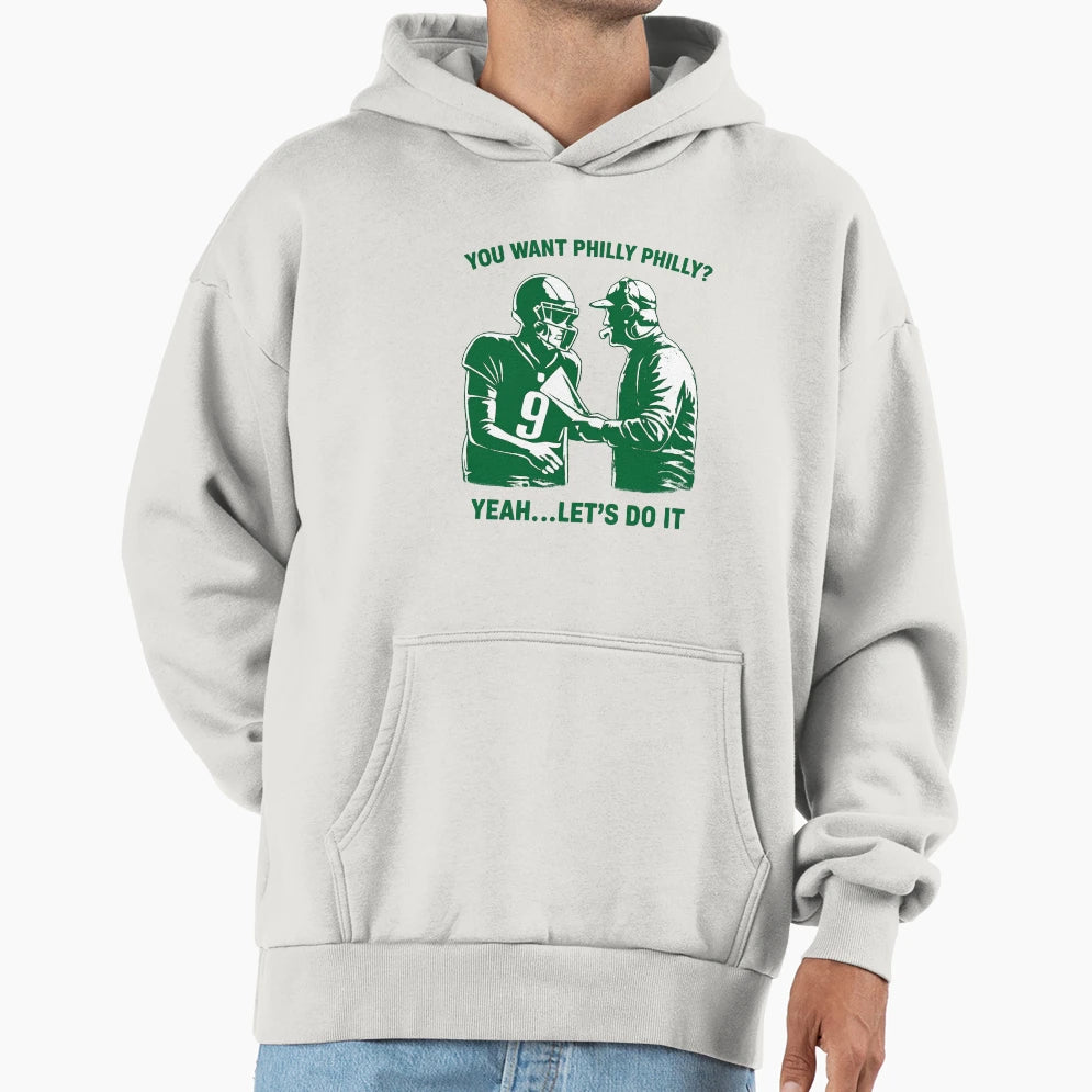 Philly Special Green Hoodie - Custom Art Print for Adults - T-Shirt, Sweatshirt, Hoodie