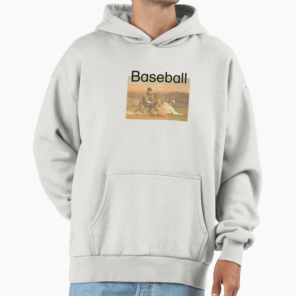 Baseball Hoodie - Novelty Apparel Men Women - T-Shirt, Sweatshirt, Hoodie