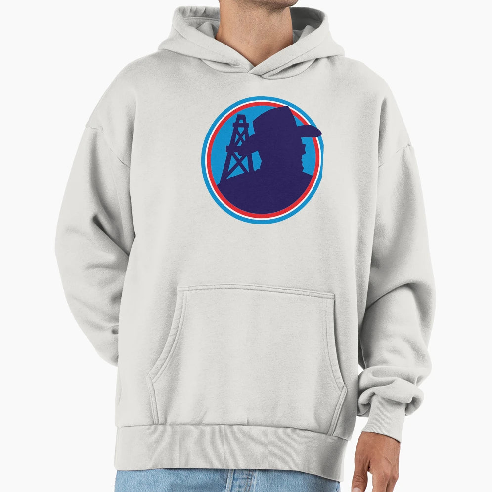 Bum Phillips Oilers Logo Hoodie - Custom Art Print Men Women - T-Shirt, Sweatshirt, Hoodie