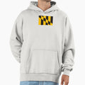 Baltimore Flag Hoodie - Unique Graphic Unisex - T-Shirt, Sweatshirt, Hoodie