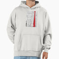 American Baseball Flag Hoodie - Fun Novelty Design Men Women - T-Shirt, Sweatshirt, Hoodie
