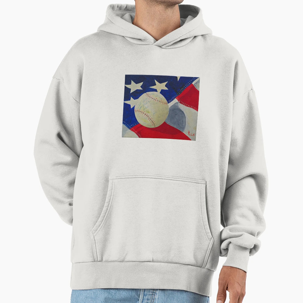American Pastime Hoodie - Fun Novelty Design Men Women - T-Shirt, Sweatshirt, Hoodie