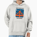 San Francisco Golden Gate Bridge Hoodie - Fun Novelty Design Unisex - T-Shirt, Sweatshirt, Hoodie