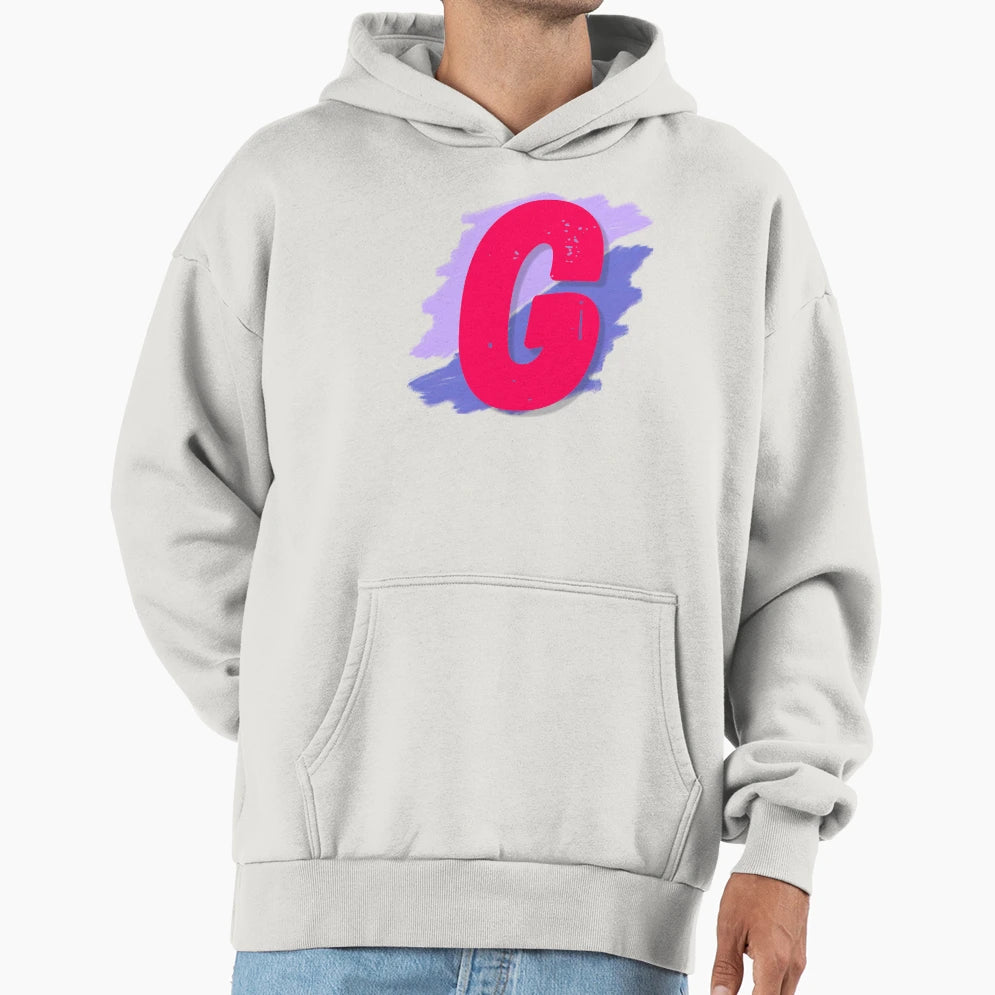 Letter G Hoodie - Graphic Print for Adults - T-Shirt, Sweatshirt, Hoodie