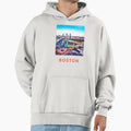 Boston Oil Painting Hoodie - Trendy Graphic Unisex - T-Shirt, Sweatshirt, Hoodie